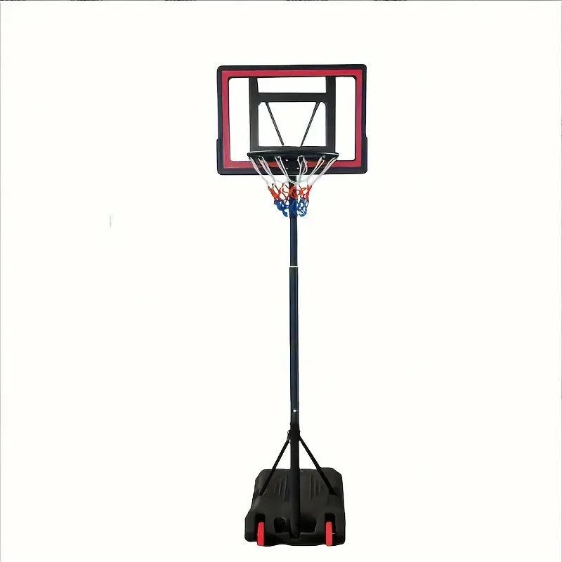 Adjustable Height 5.5-7" Basketball Stand, 44" Shatterproof Backboard - Portable, Wheeled Base