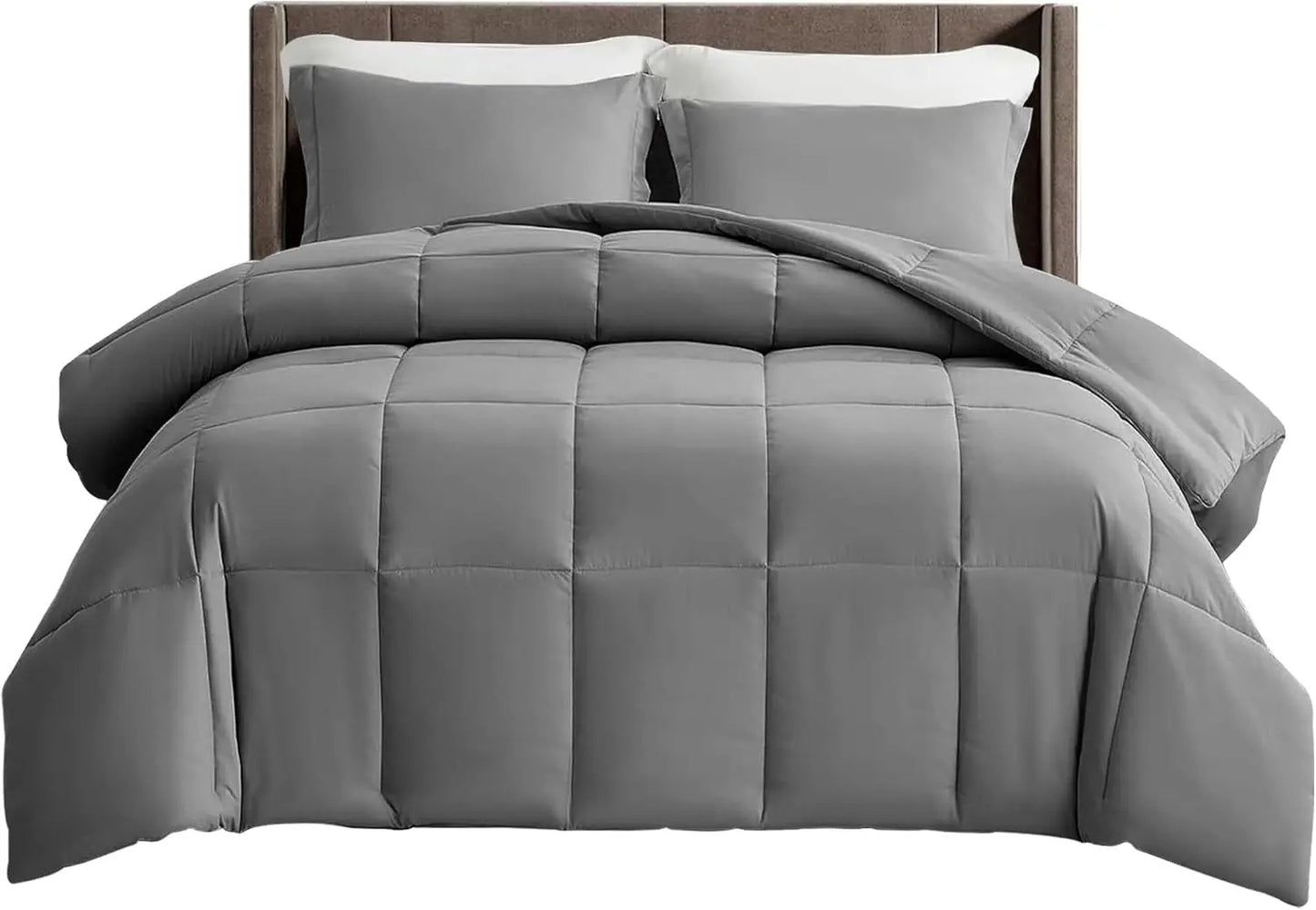 1Pc Bed Comforter, Down Alternative Box, Stitched Fluffy Comforter, Duvet Insert