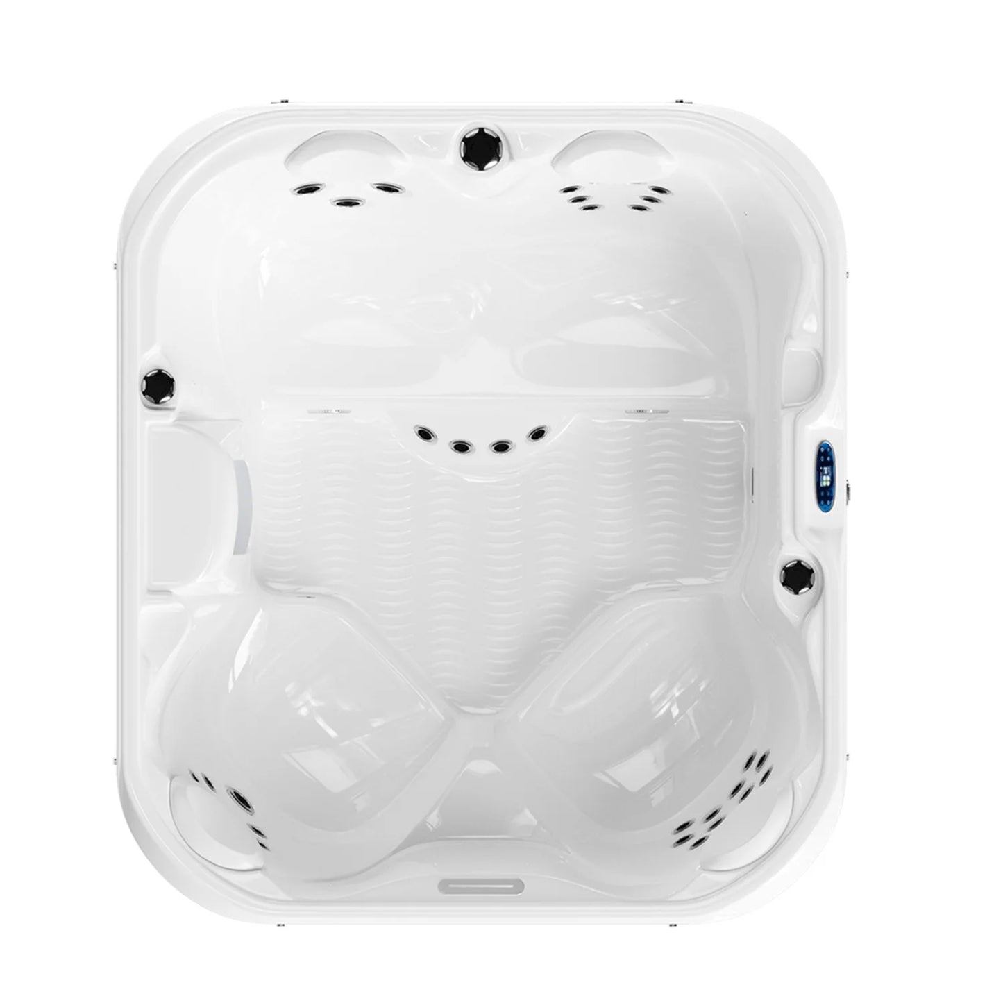 2 To 4 Person 25-Jet Outdoor Hot Tub, Intelligent Control, Water Purification, Family Spa