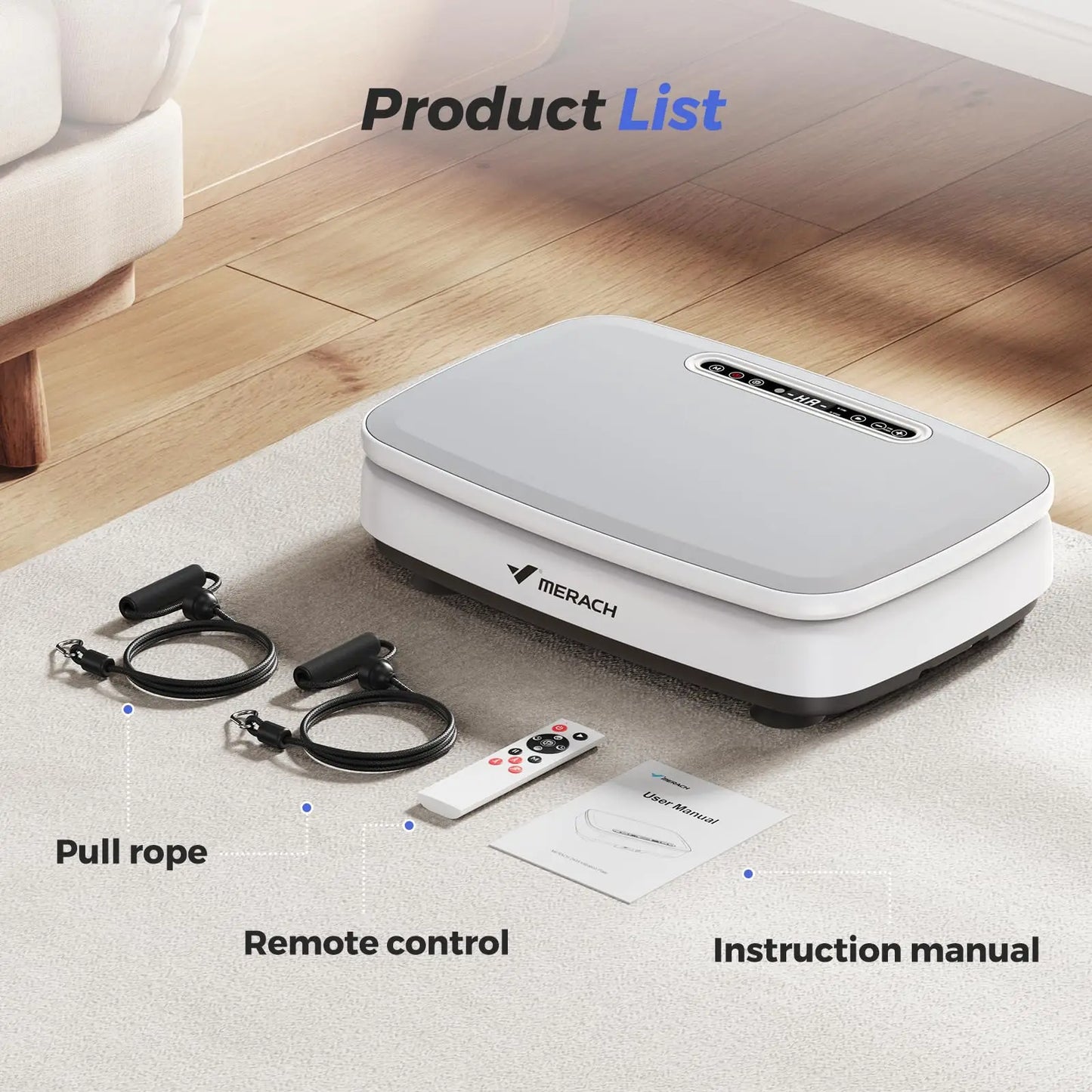 Vibration Plate, Exercise Machine, Lymphatic Drainage, Relieve Pain, Help Sleep, Fat Burning & Weight Loss