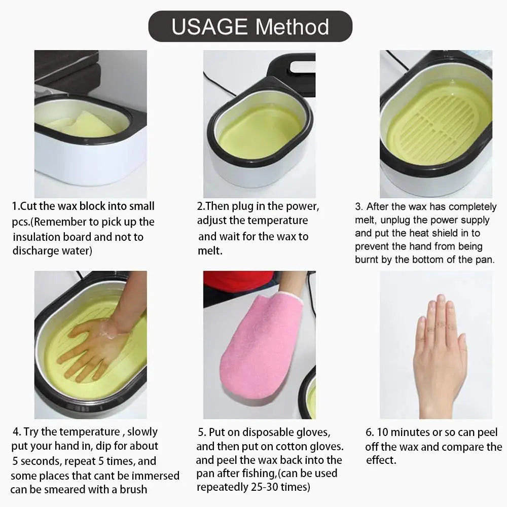 Paraffin Wax Machine for Hand and Feet, Touchscreen, Warmer, Moisturizing Spa Bath Kit