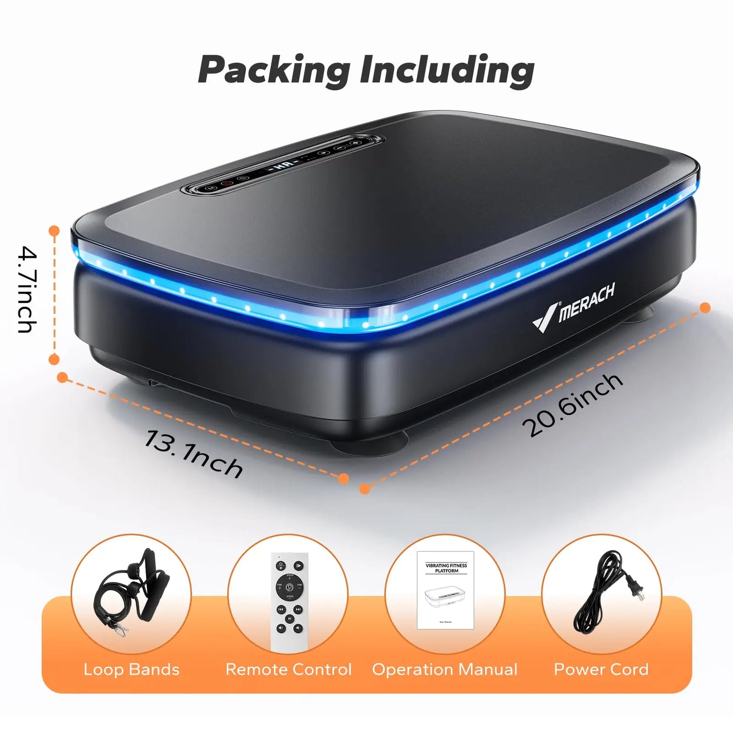 Vibration Plate, Exercise Machine, Lymphatic Drainage, Relieve Pain, Help Sleep, Fat Burning & Weight Loss