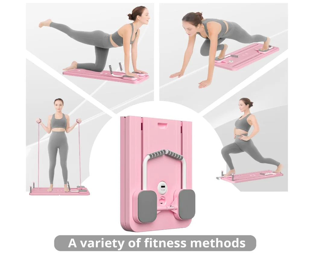 5-in-1, Pilates Sliding Board, Reformer Set, Multi-Purpose, Foldable