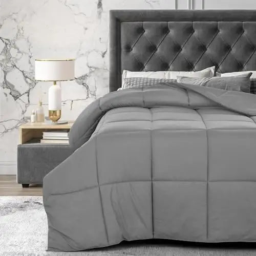 1Pc Bed Comforter, Down Alternative Box, Stitched Fluffy Comforter, Duvet Insert