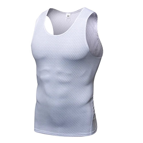Compression Fitness Tank Top, Men Quick Dry Workout Clothing
