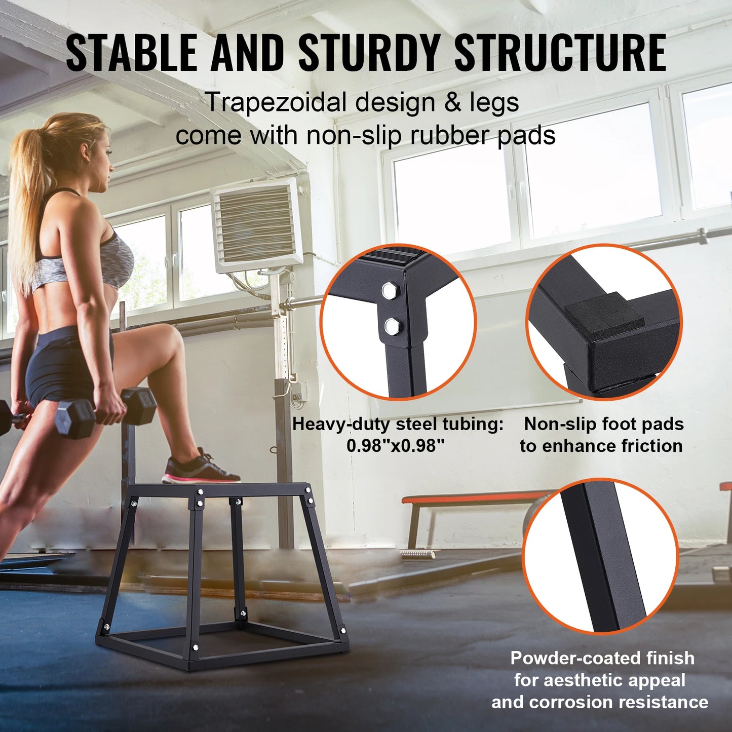 SucceBuy Plyometric Jump Box, Conditioning, Strength Training