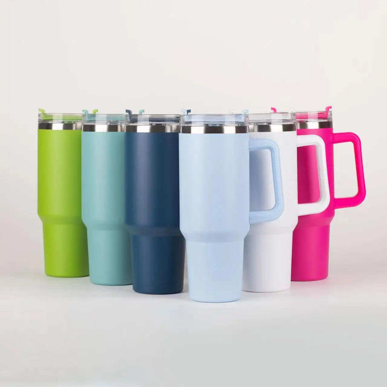 6pack, 40oz, Stainless Steel, Double Wall, Tumbler, Handle