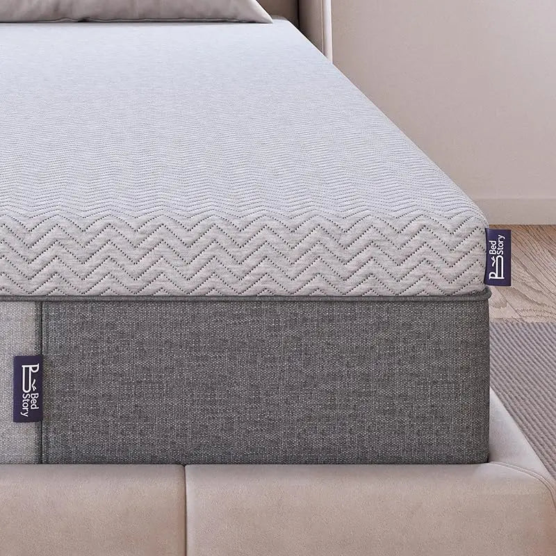Mattress Topper 3 Inch King Size - Extra Firm Memory Foam Bed Topper for Pain Relief - Copper Gel Bamboo Charcoal Green