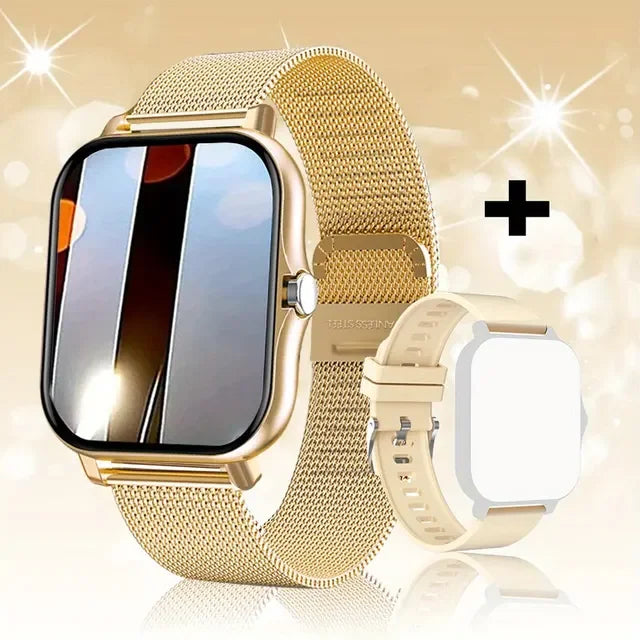 Sports Smart Watch, Fitness, Clock, Health Monitor, Waterproof, Wireless Call, Men/Women, IOS