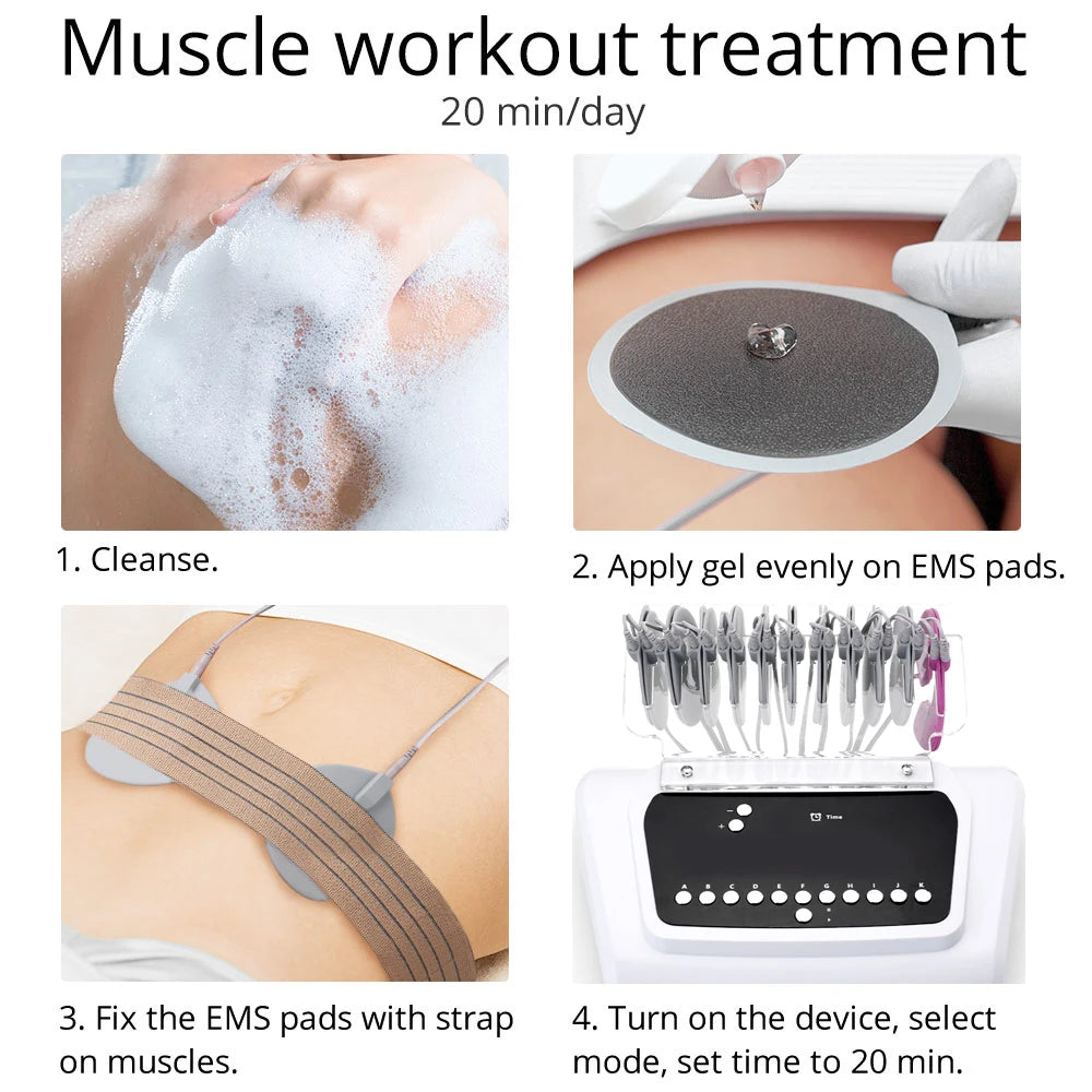 Electrostimulation Machine, Weight Loss, Breast Lift, Body Slimming, Electric Muscle Stimulator, Massager