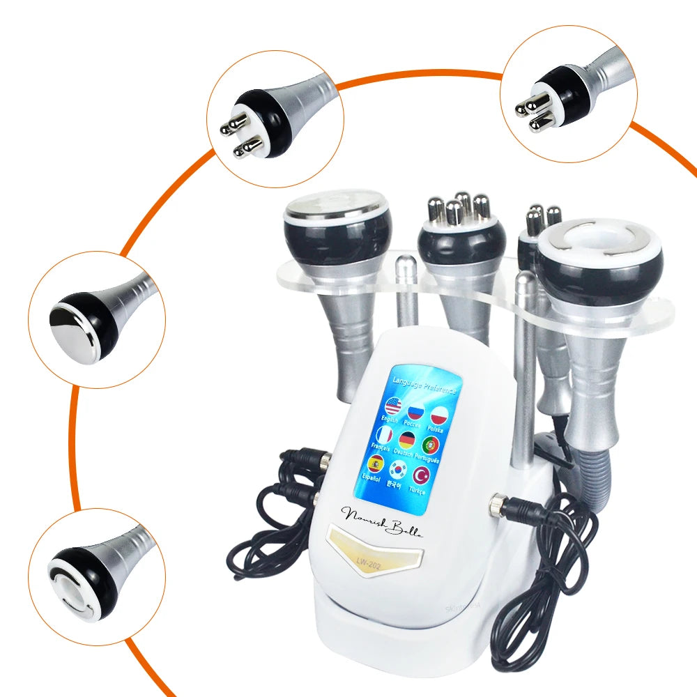 4-IN-1 Cavitation Body Slimming Machine, Beauty Massager, Skin Tighten, Face Lifting
