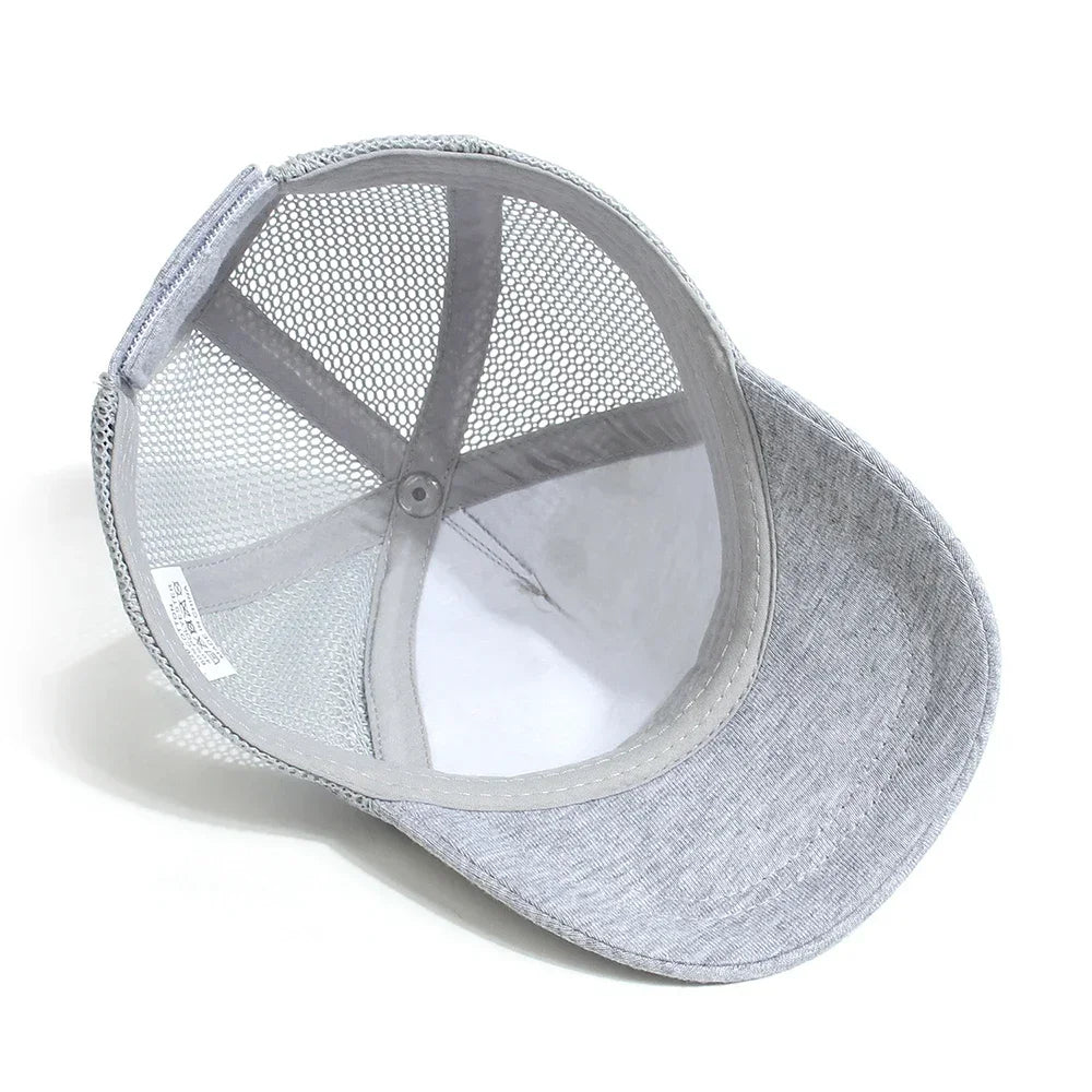 Kids, Solid Color, Curved Brim, Baseball Hat, Breathable