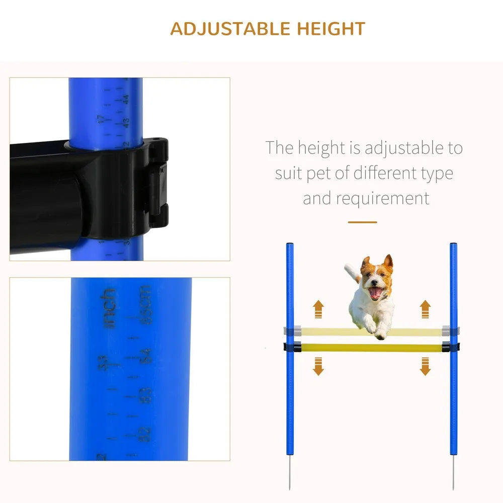 Dog Agility Training Kit, Obstacle Course, Tunnel, Toy Balls, Storage Bag