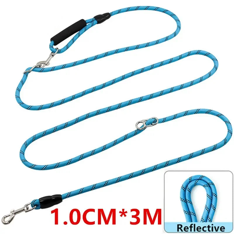 Hands Free Dog Leash, 3M Long, Waterproof, Reflective, Double-headed