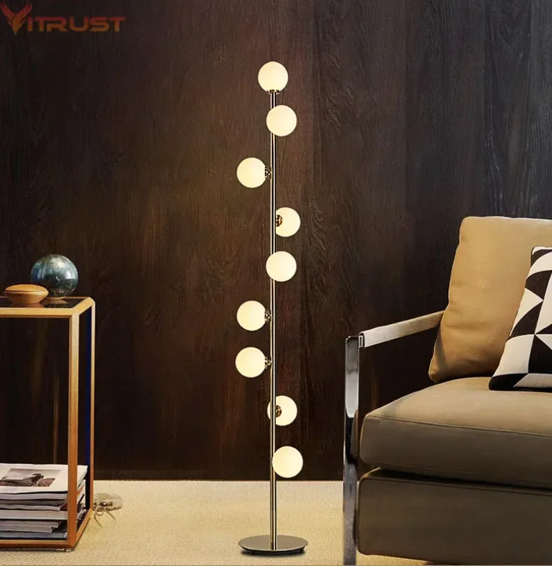 Creative Nordic Floor Lamp LED Standing Light Table Living Room Sitting Bedroom Lighting Fixture