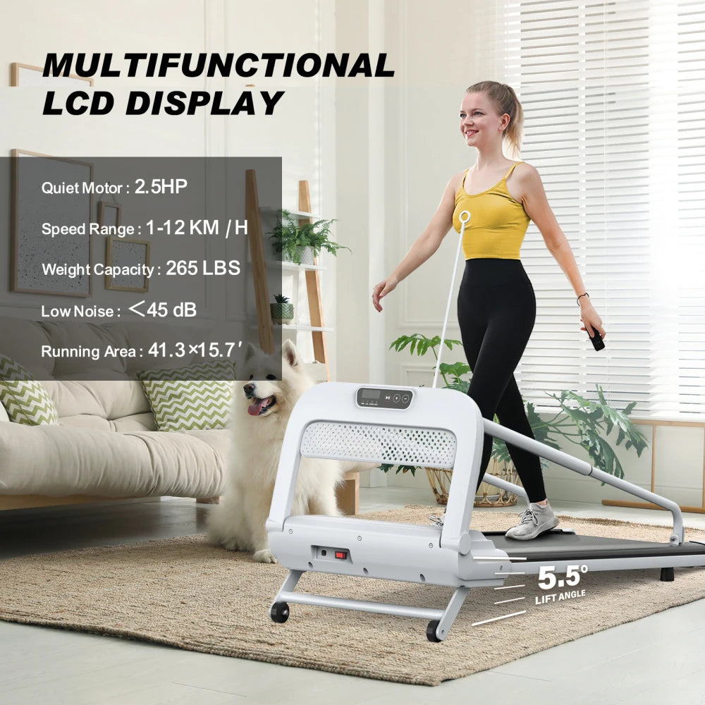 Quiet Smart Pet Treadmill, Adjustable Speed, Perfect For Small/Medium Dogs