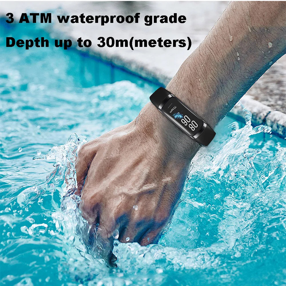 AMOLED Smartwatch, Body Temperature Monitor, Fitness, Clock ,Sports, Waterproof, Men/Women IOS