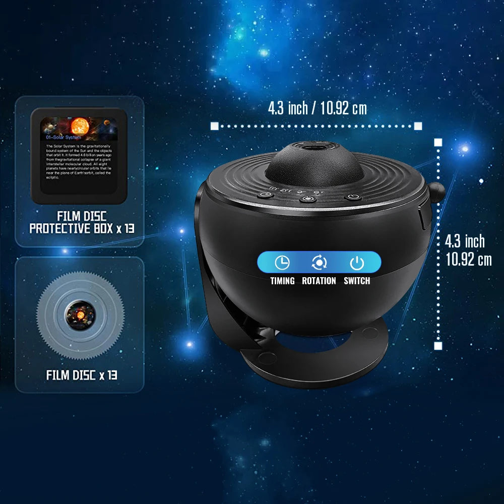 Galaxy, Planetarium Star Projector, Night Light ,Solar System