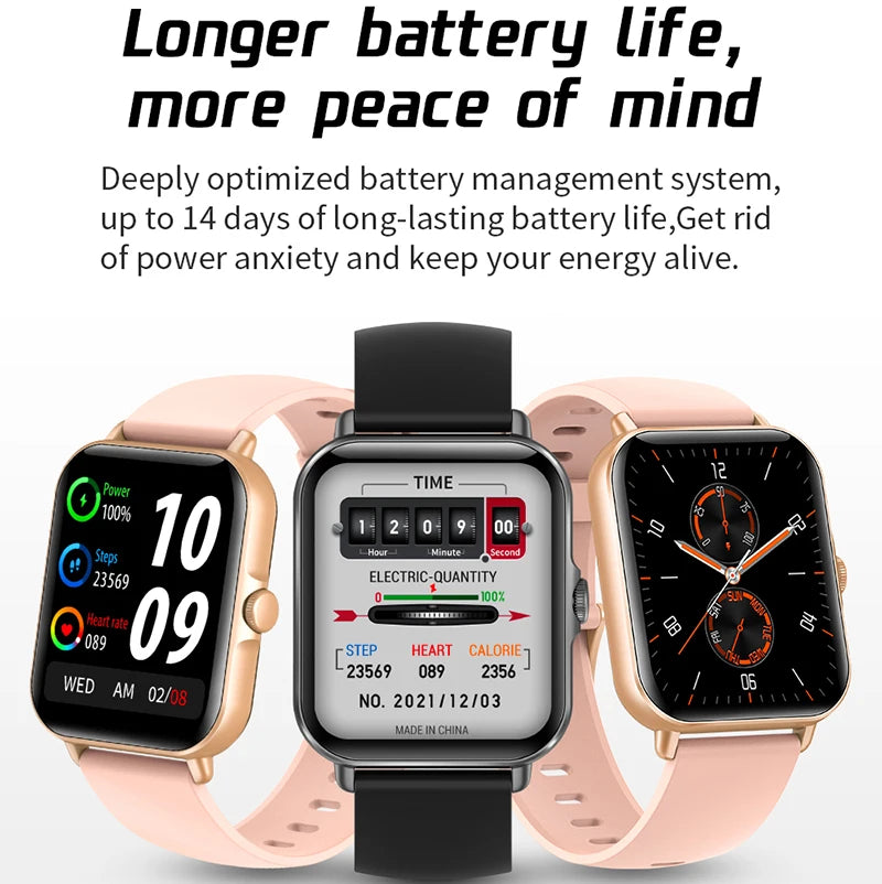 Smart Watch, Bluetooth, Call, Play Music, Fitness Sport, Waterproof, Men/Women, iPhone/Android