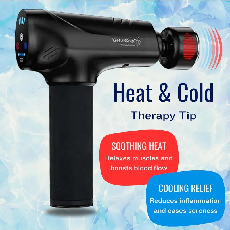 Professional Grade Massage Gun - Deep Tissue Back Massager, Pain Relief, Innovative Full-Body Extension Handle