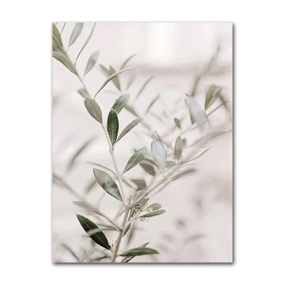 Bohemian Classic Vase Still Life Wall Art, Canvas Painting, Modern Living Room Decor