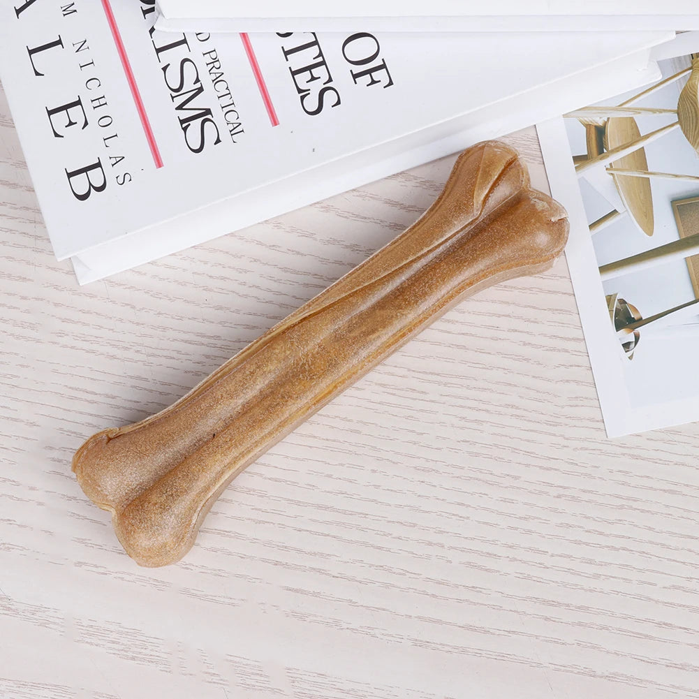8 Inch Teeth Clean Stick Non-Toxic Pet Chew Bone Anti-bite Leather for Small Medium Large Dog