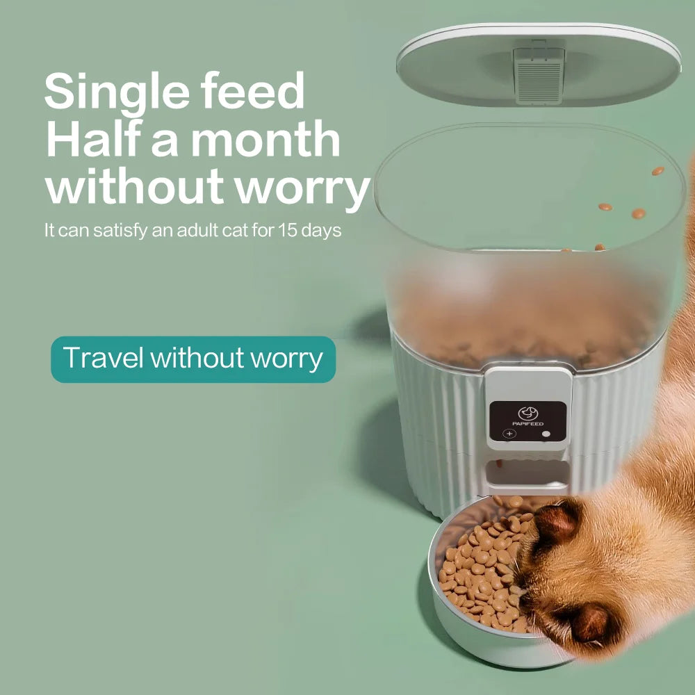 PAPIFEED, Automatic Pet Feeder, Wifi Remote