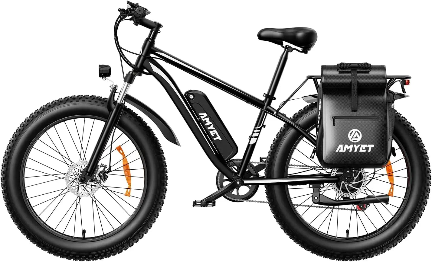 Electric Bike, Adults, 1000W Electric Bicycle 48V 15AH, 26" Fat Tire, 31mph, Dual Shock Absorber