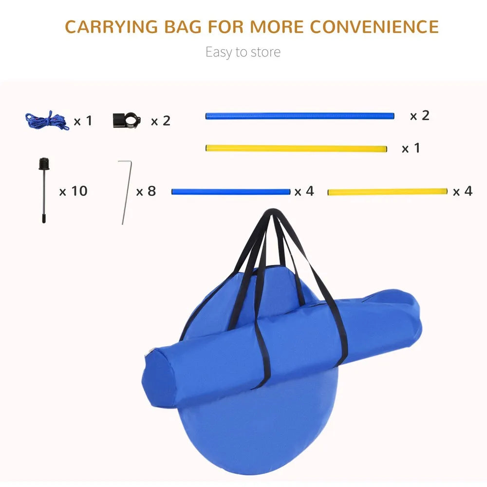 Dog Agility Training Kit, Obstacle Course, Tunnel, Toy Balls, Storage Bag