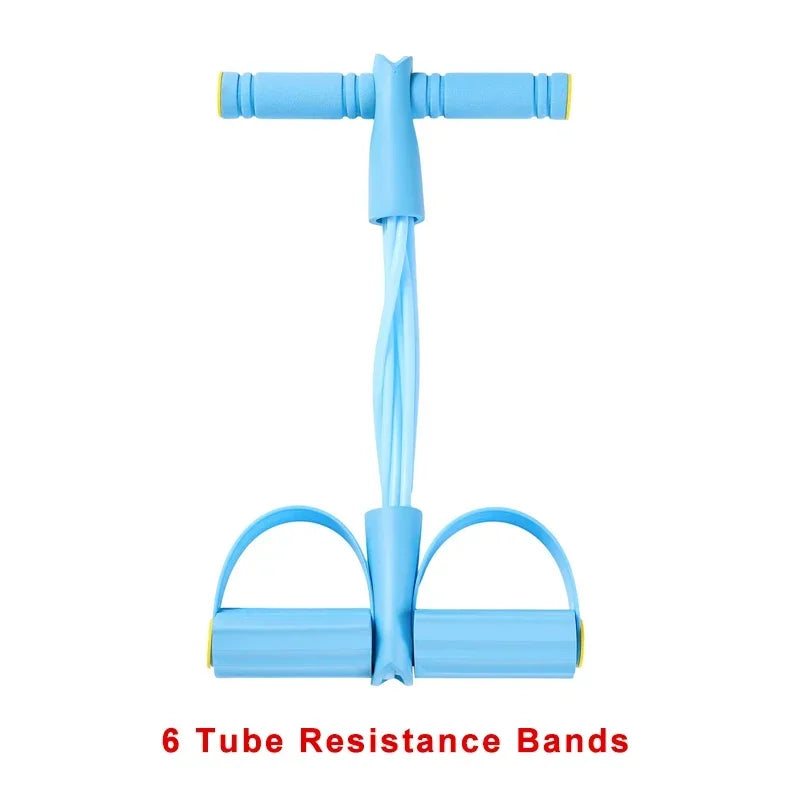 4-Level Resistance Band Tensioner with Non-Slip Handles - Home Fitness Equipment for Abdominal Muscle Training