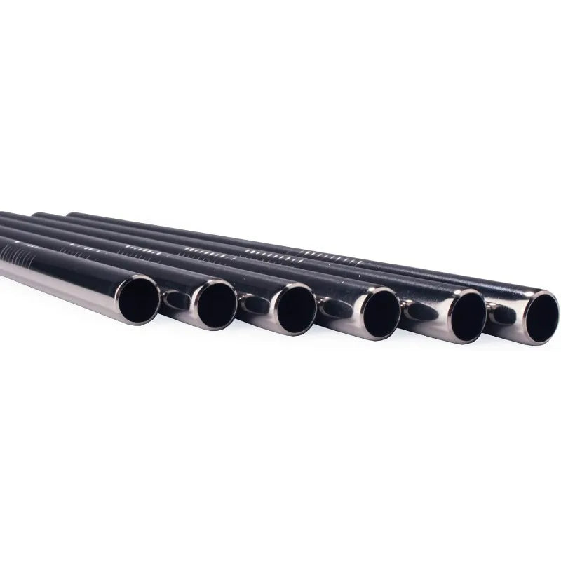 Reusable, Stainless Steel, Drinking Straws, Cleaning Brushes