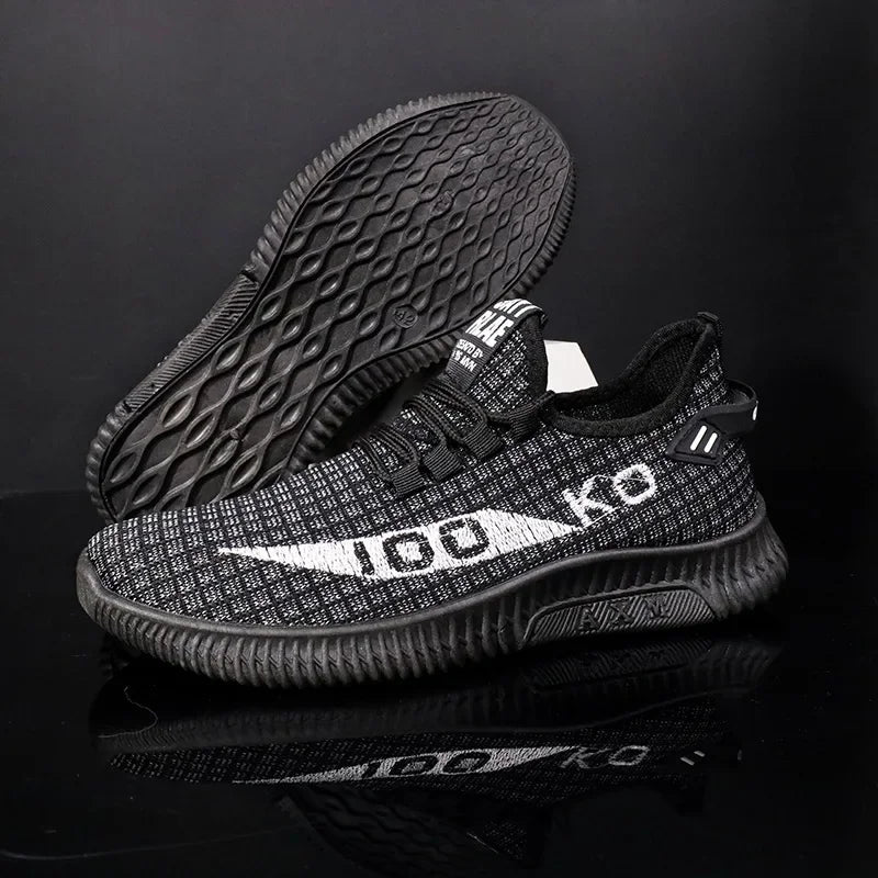 Breathable Mesh Sneakers, Comfortable, Casual Sport Shoes, Lightweight, Plus Size 39-44