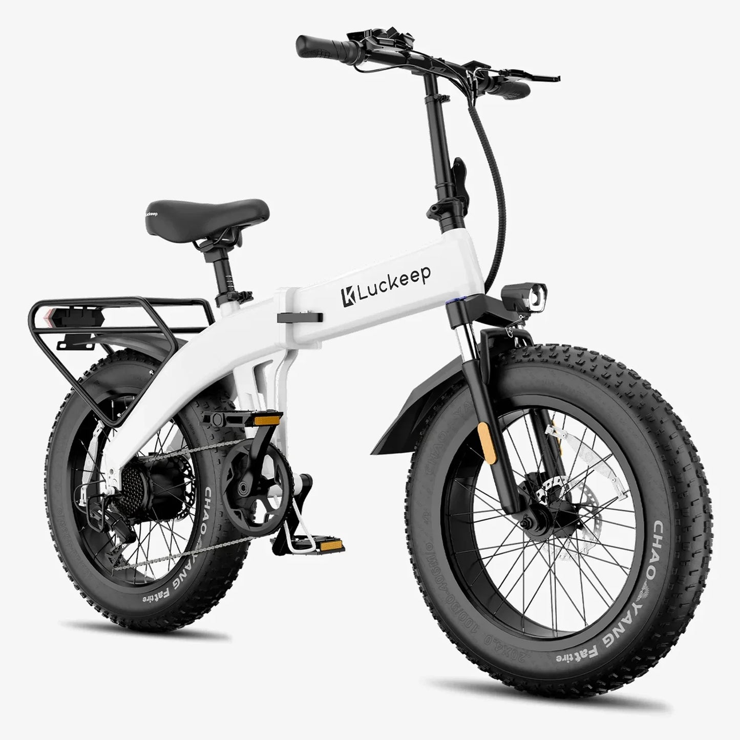 Luckeep X1 LIte Fold Electric Bike, 1400W Peak Motor, 48V15AH Removable Battery, 20 Inch Fat Tire