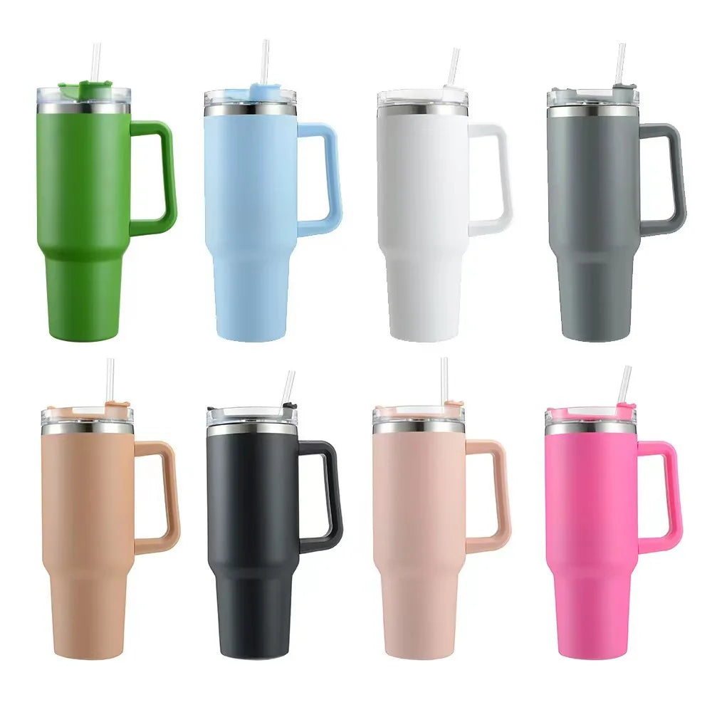 6pack, 40oz, Stainless Steel, Double Wall, Tumbler, Handle