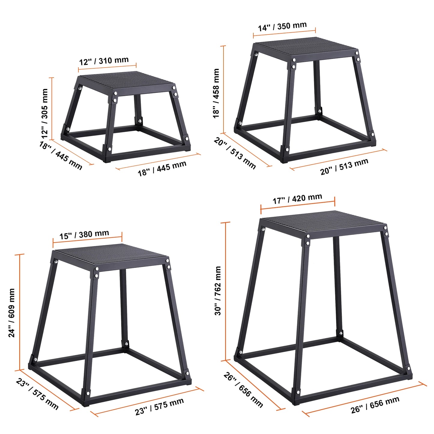 SucceBuy Plyometric Jump Box, Conditioning, Strength Training