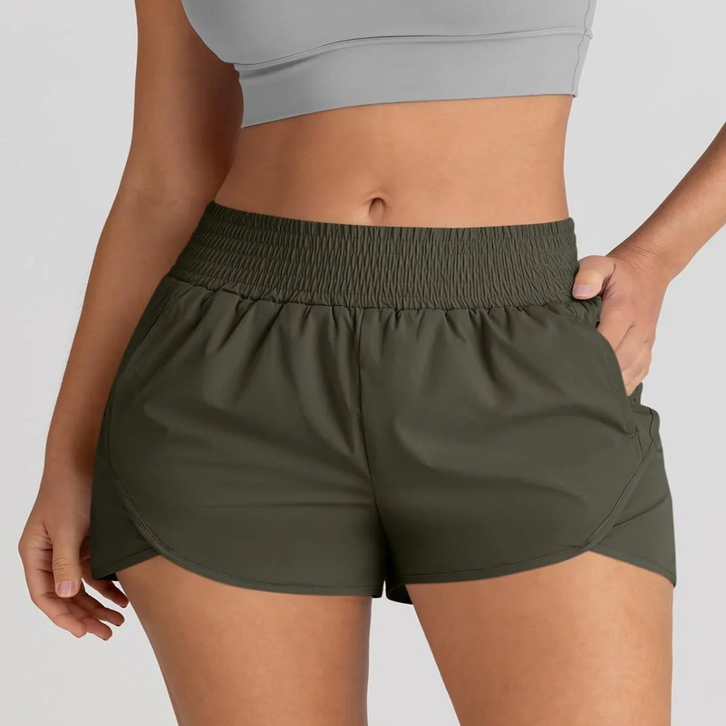 Ultimate High Waisted Athletic Women's Shorts - Sporty, Comfy, Casual, Running