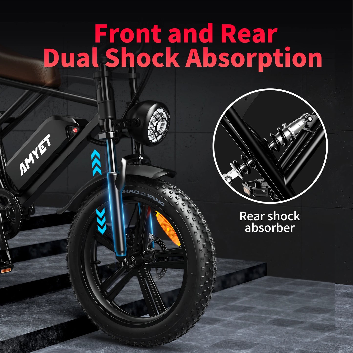 Electric Bike, 1000W Motor, 48V 20AH, 20“ Tire, Mountain Moped