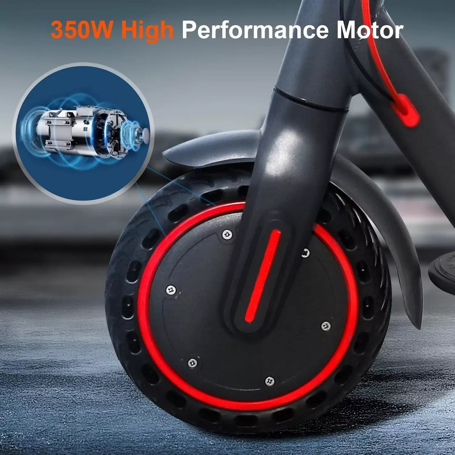 Smart Control Electric Scooter, 350W, 19mph 8.5 inch tire, Foldable
