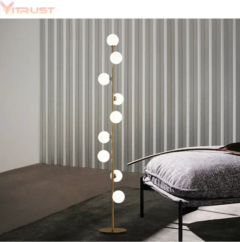 Creative Nordic Floor Lamp LED Standing Light Table Living Room Sitting Bedroom Lighting Fixture