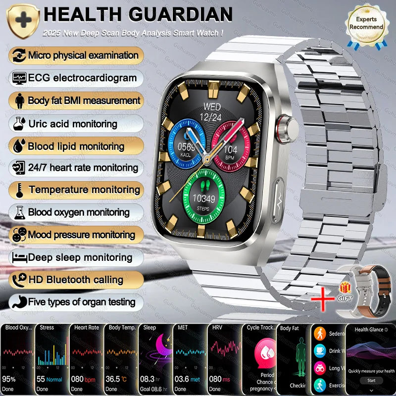 Women Smart Watch with BMI Measurement, Menstrual Cycle, ECG Heart Rate, Blood Oxygen, Sleep, Fitness Tracker
