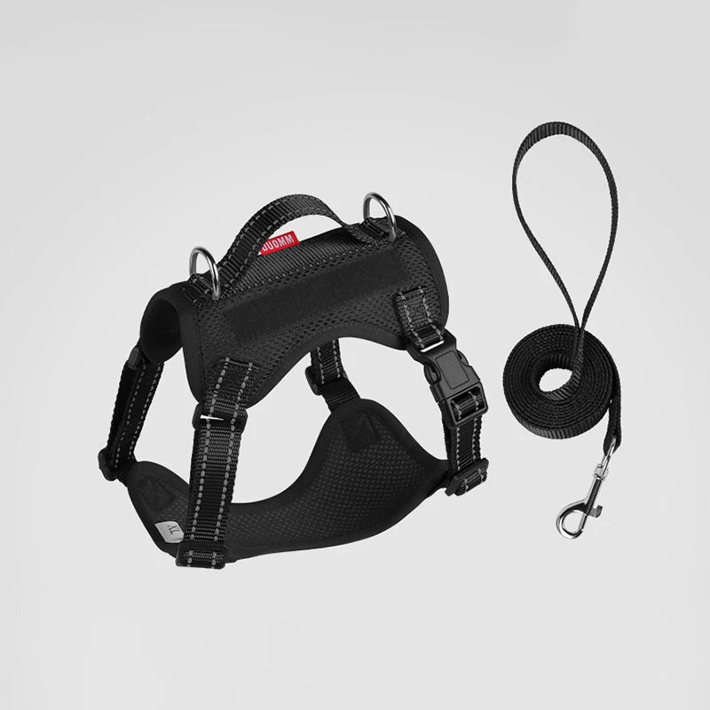 Small/Medium Dog Leash Harness Set, Reflective Vest, Rope Walking Gear