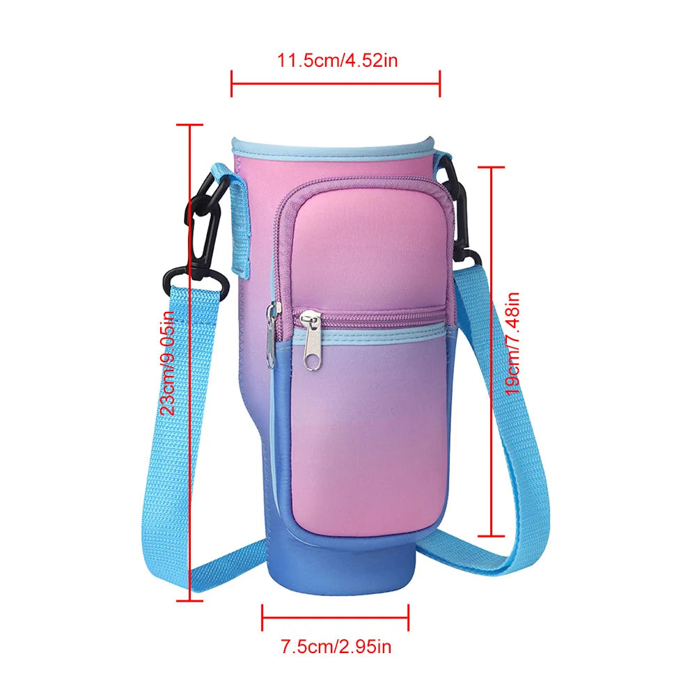 40oz Water Bottle Carrier Bag For Stanley Quencher, Adjustable Shoulder Strap, Non-slip, Insulated
