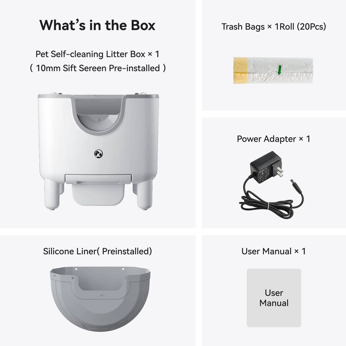 Self-Cleaning Litter Box, Open-Top, Automatic, Odor Control, Safety Features, Easy Maintenance