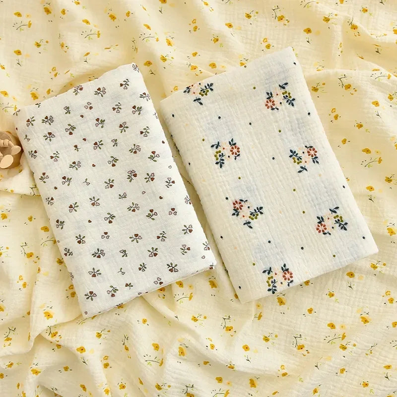 Newborn Baby Cotton Receiving Blanket, Summer Bedding, Throw Blanket