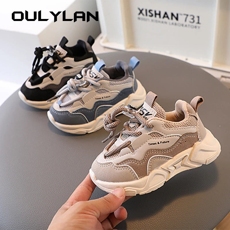 Children's Sport Shoes, Outdoor Running Sneakers, Fashion Mesh, Breathable, 1-6 Years Old