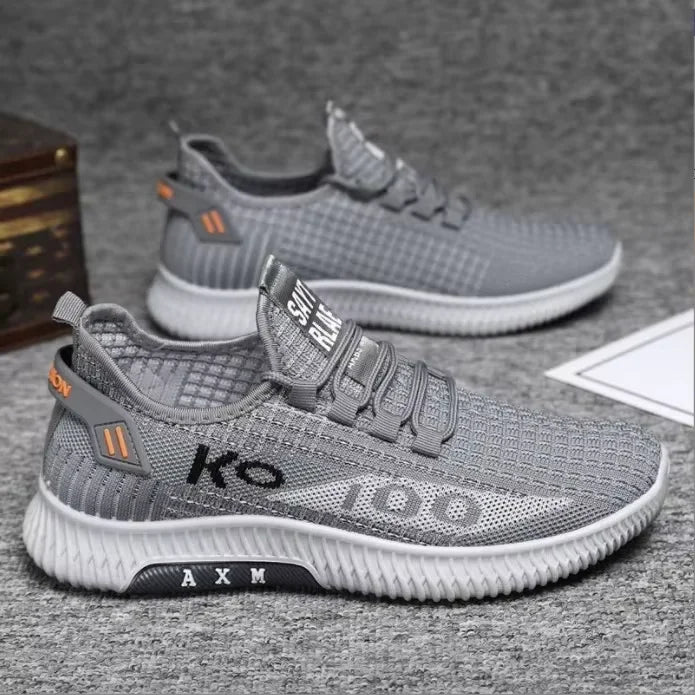 Breathable Mesh Sneakers, Comfortable, Casual Sport Shoes, Lightweight, Plus Size 39-44