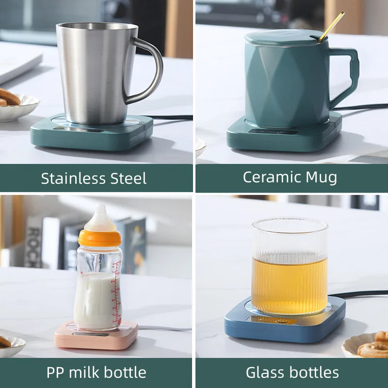Electric Mug Warmer, Heating Pad, Cup Warming Mat, Thermostatic Coaster