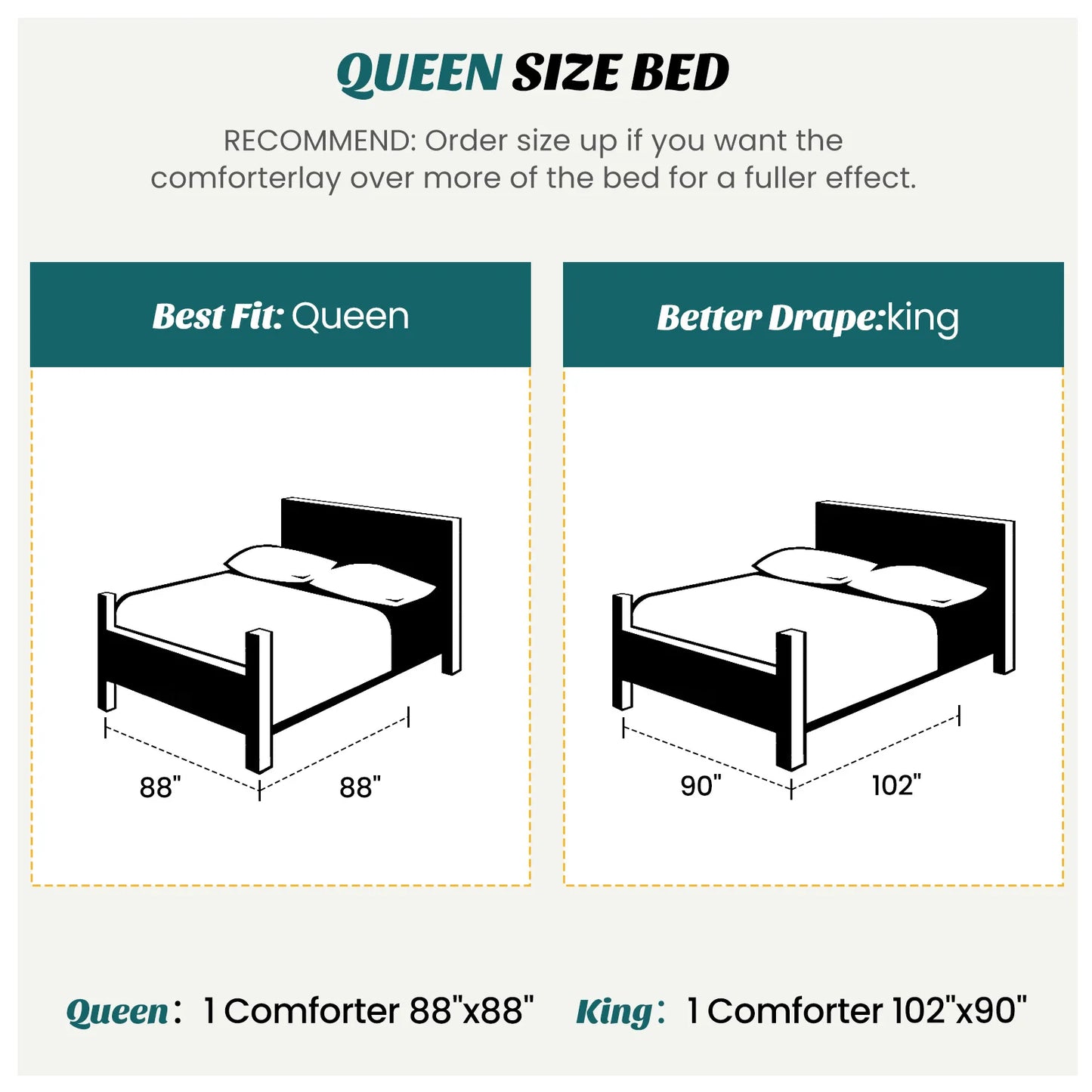 JHK Comforter, Corner Tabs, Box Stitched, Easy To Wash Bedding