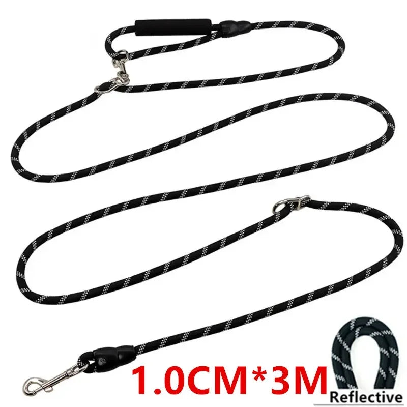 Hands Free Dog Leash, 3M Long, Waterproof, Reflective, Double-headed