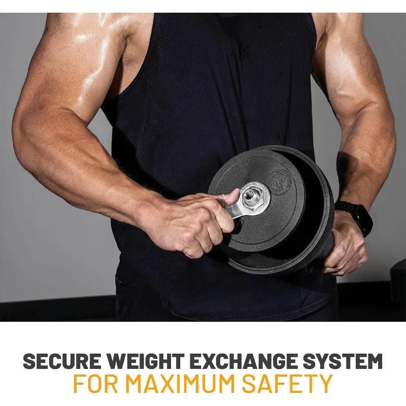 Adjustable Kettlebell Set, Steel Shell, Internally-Loaded for Full Body Workouts